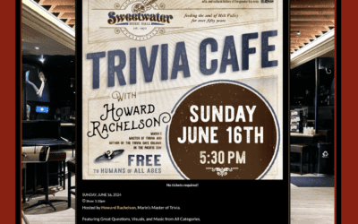 Sweetwater Music Hall & Howard Rachelson to Host the Ever-Popular Trivia Cafe – June 16th, 5:30pm